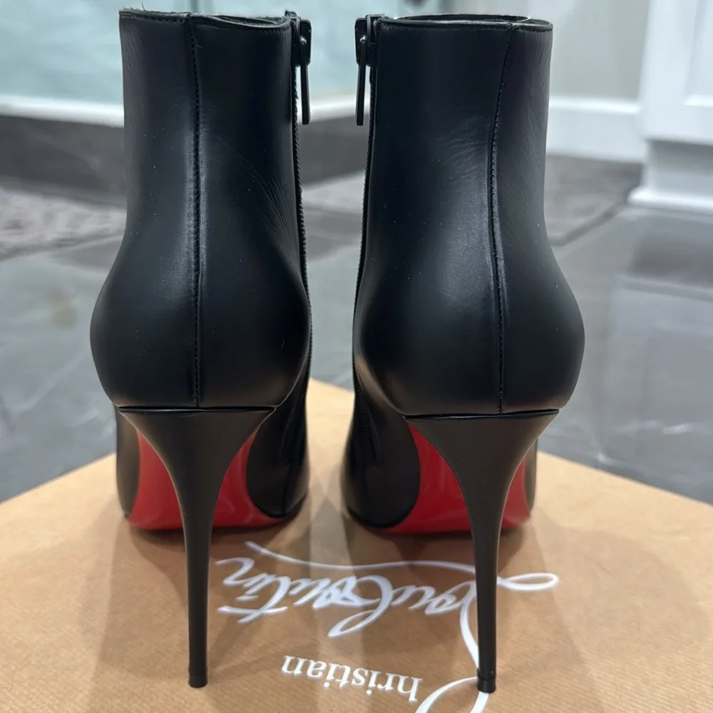 Christian Louboutin Black Ankle Boots - Picture 3 of 5